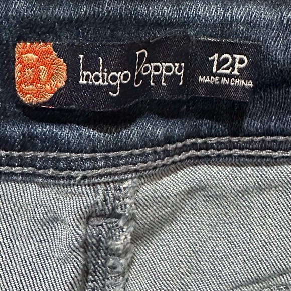 Indigo Poppy women’s size 12P capris - Picture 5 of 9